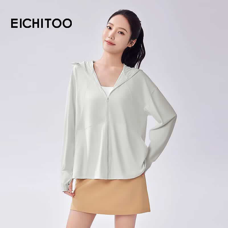 EICHITOO Women s Loose Fit Dropped Shoulder Sun Protection Jacket L