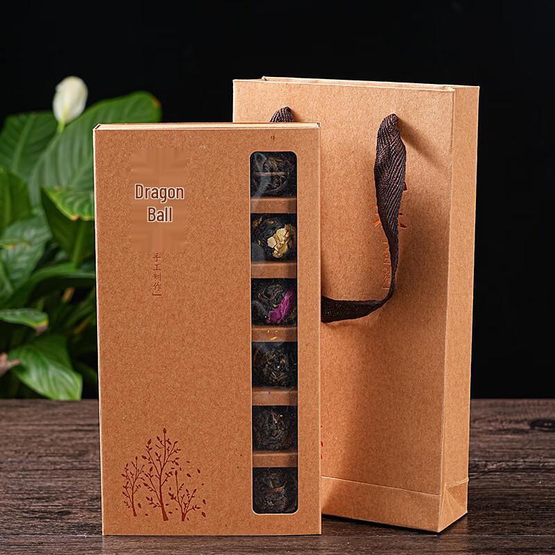 Xin Jingzhou Yunnan Pu'er Flower Dragon Ball Gift Set