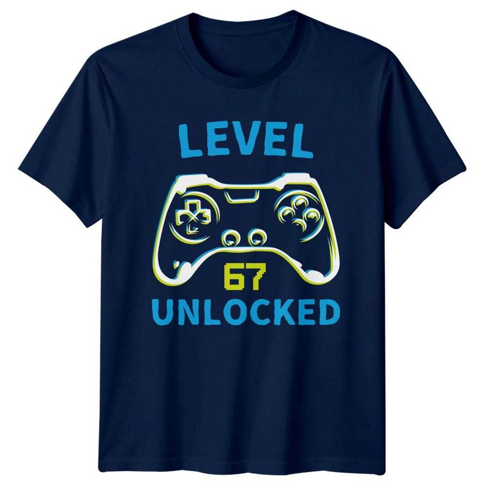 Level 67 Unlocked TShirt Retro Gaming Gaming 67th Birthday