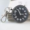 Pocket Watches Luminous Exam Quartz Pocket Watch with Keyring Hanging Keychain Chest watch for Nurses Doctors Students Child