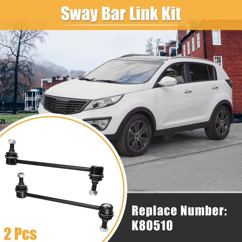 UXCELL 2pcs Car Front Sway Bar Links 548301F000 548302 for Kia Sportage 2005-2010