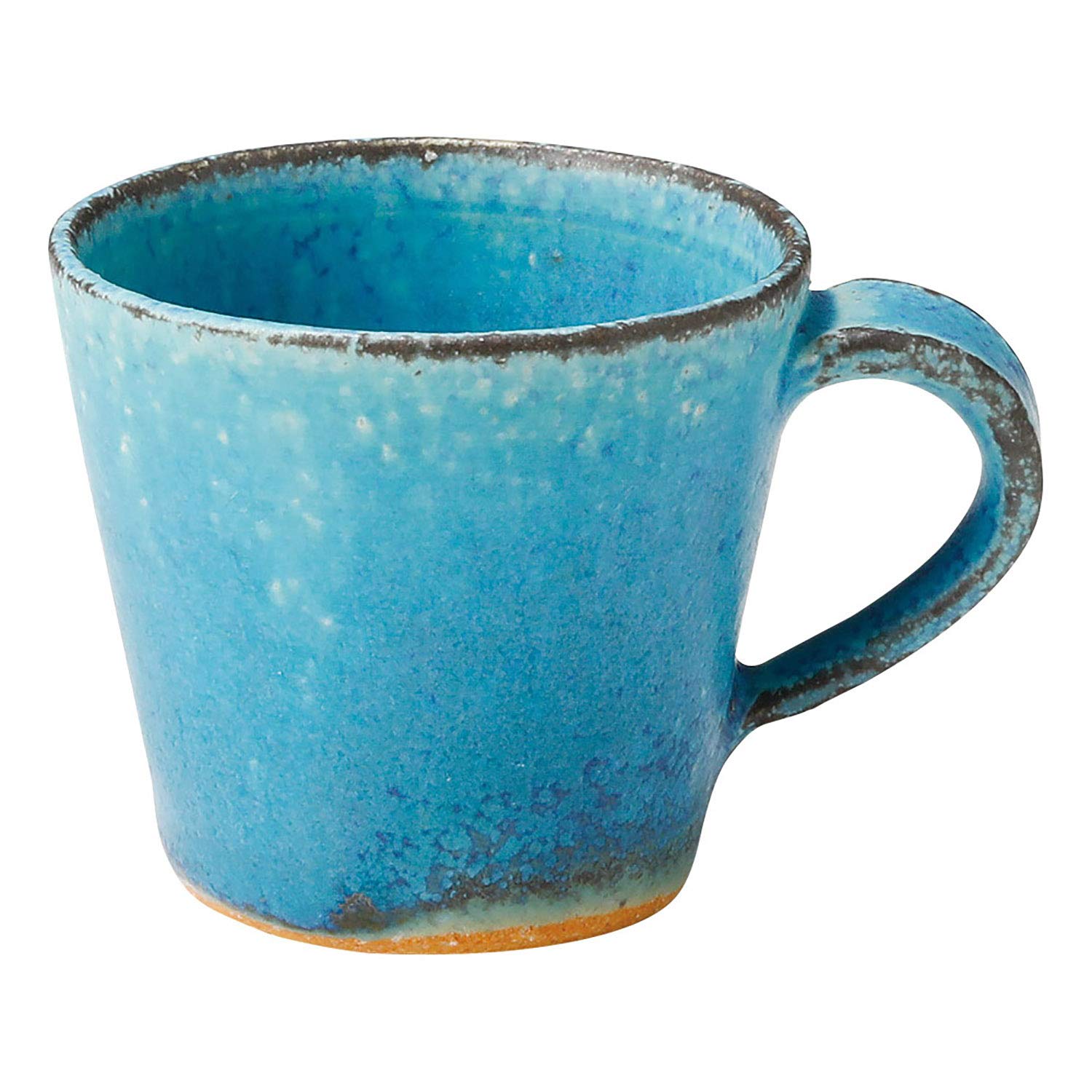 

Marui Seito Shigaraki Ware Hechimon Espresso Blue Approximately 80ml Made in Cup/Mug, Glaze, Capacity, Ceramic, Japan, MR-3-3260
