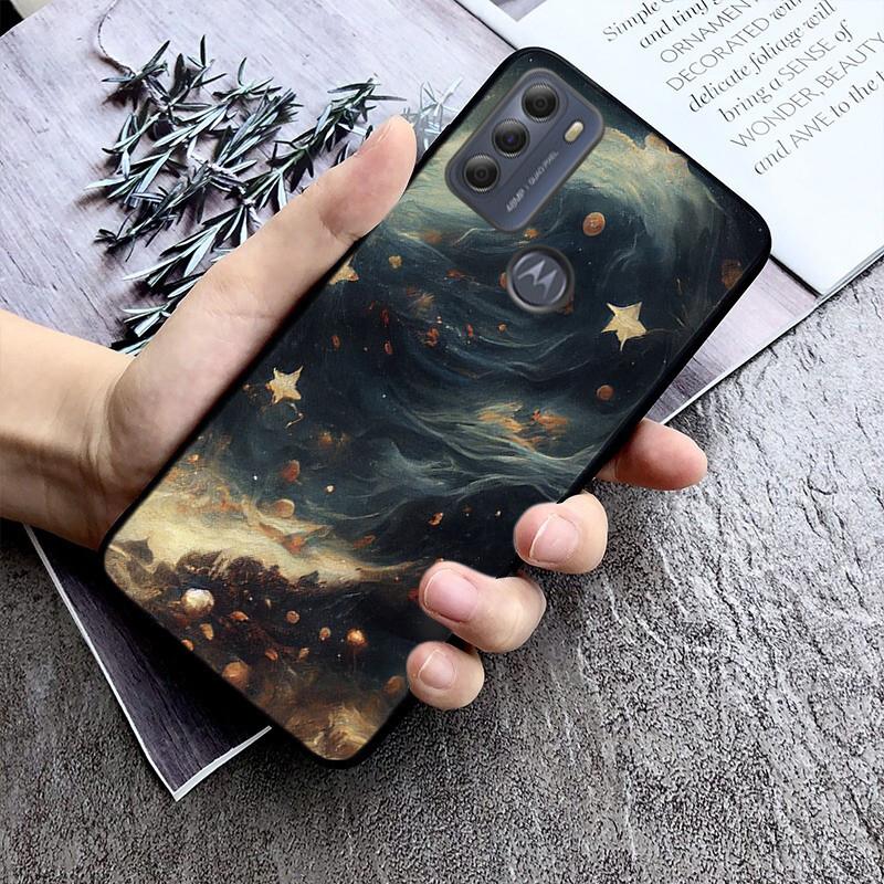 

Star Moon Phone Case For Moto Edge 50 40 Pro 50 40 30 Ultra Neo Fusion Moto G84 G54 G85 G62 G53 G72 Moto Edge 40