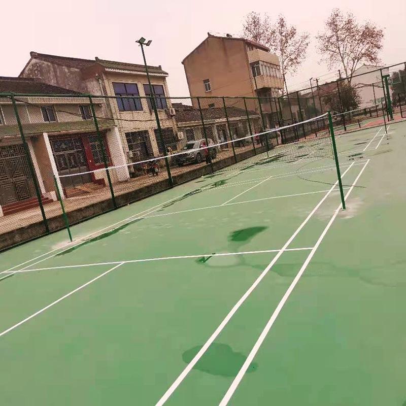 Portable Ground-Inserted Volleyball and Badminton Posts for Training and Competition