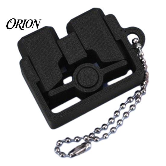 Press Fidget Toy 3D Printed Finger Clicker Toy, Decompression Push with Ball Chain, Portable Stress Relief Desk for Students, Office Workers Chain