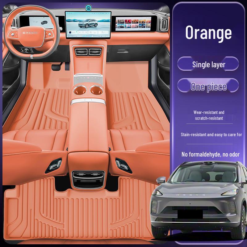 Eco-Friendly Double-Layer Floor Mats for Xingtu ET5: Waterproof & Dustproof Car Interior Accessories