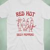 Funny Pepper Band T Shirt, Silly Chili Pepper Tee, Vintage Food Humor Shirt, Gift For Him Her