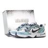 Air Monarch 4 Light Path Through Mist Abrasion Resistant Slip Resistant Low Top Chunky Sneakers Unisex White Green 415445-102(Team686-)