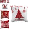 Christmas Decor Pillow Cover With Plush Material For Living Room Festive Decor