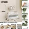 Sucker Type Powerful Suction Toilet Wall Hanging Light Luxury Creative Double-layer Perforation-free Soapbox