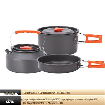 Lu Feng Lai Ensemble Portatif d'Ustensiles de Cuisine de Camping