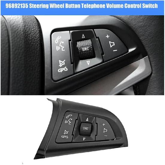 96892135 Right Steering Wheel Multifunction Button Telephone Volume Control Switch Compatible With Cruze Malibu
