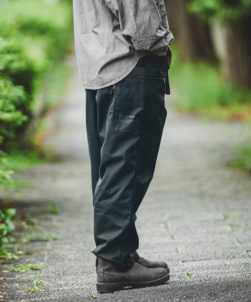 GORDON MILLER Men's GRIP SWANY X GORDON MILLER Flame-Retardant Braze Shield Gear Pants, Sumikuro, Size XL, 1668079