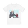 Larry David Vs Elmo Short Sleeve Tee Shirt Graphic Print Crewneck Unisex Gift