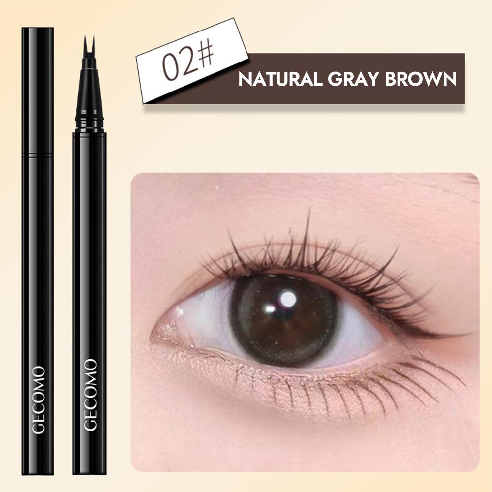 

GECOMO 0,05 мм ультратонкий карандаш для нижних ресниц, точный контроль макияжа глаз, подводка для ресниц с двойным кончиком