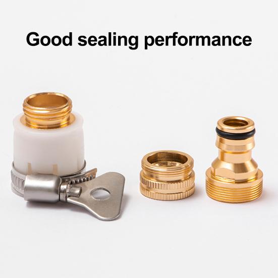 High-Pressure Hose Nozzle Heavy-Duty Nozzle 4 Adjustable Metal Car Wash Spray Modes Garden