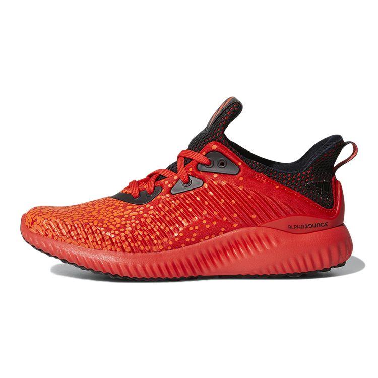 

Adidas Кроссовки Alphabounce J Основной красный Детские Черный Предупреждение CQ1506 39⅓
