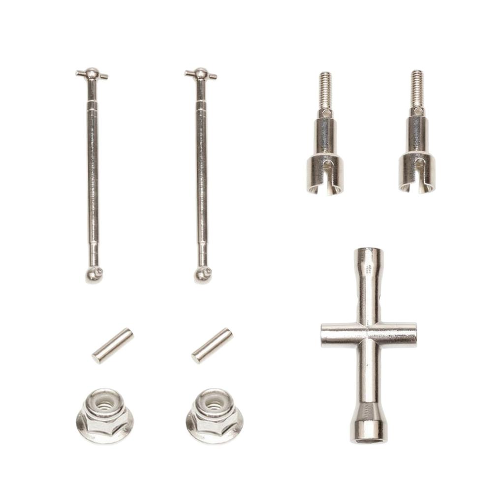 RC Drive Shaft with Cross Wrench Sturdy Assembly Driveshaft Alloy