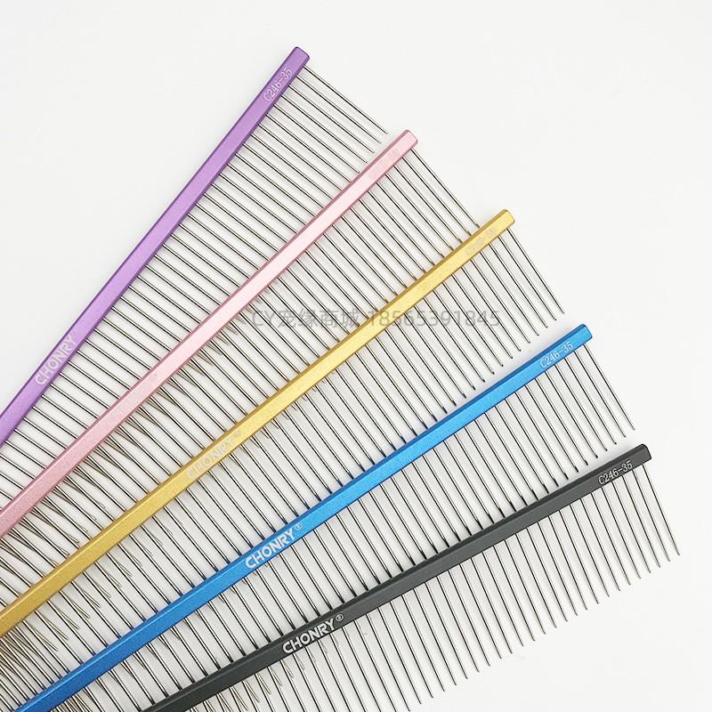 Professional Pet Grooming Comb Detangling Styling Finishing Wide Tooth Straight C225 C245