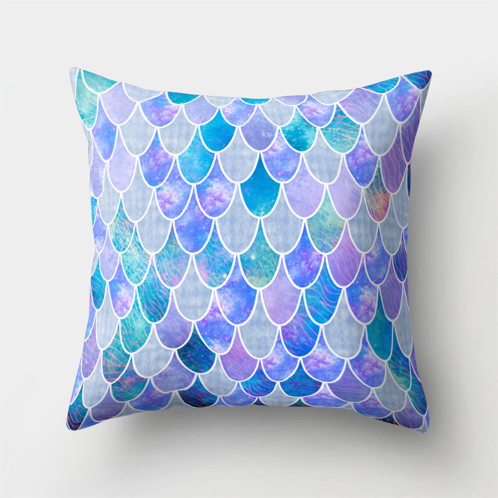 Pillowcase Cartoon Pattern Car Waist Pillow Sofa Pillow Case Car Cushion Creative Home