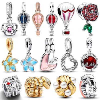 Originele Charms Luchtballon Tours Hanger Bedels Passend op Originele Armband Ketting Voor Vrouwen Luxe Diy Sieraden Cadeau