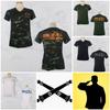T-Shirt Royal Thai Artillery Militär Soldat Gunner Thailand Unterhemd V-Ausschnitt Kurzarm Camouflage Print Quick Dry Herren Damen Unisex