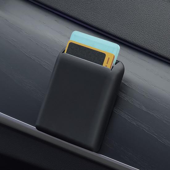 Yousheng Card Storge Case, Car Seat Side Pocket Organizer, Mini Sticky Storage Bag for Auto Door Window Console, Vehicle Seat Gap Filler for Highway