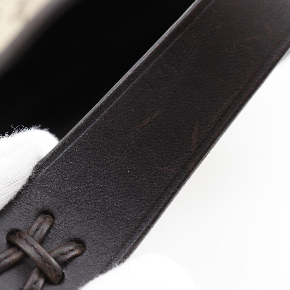 GUCCI Semi-Shoulder Shoulder Bag 1669 Brown GG canvas Women Used