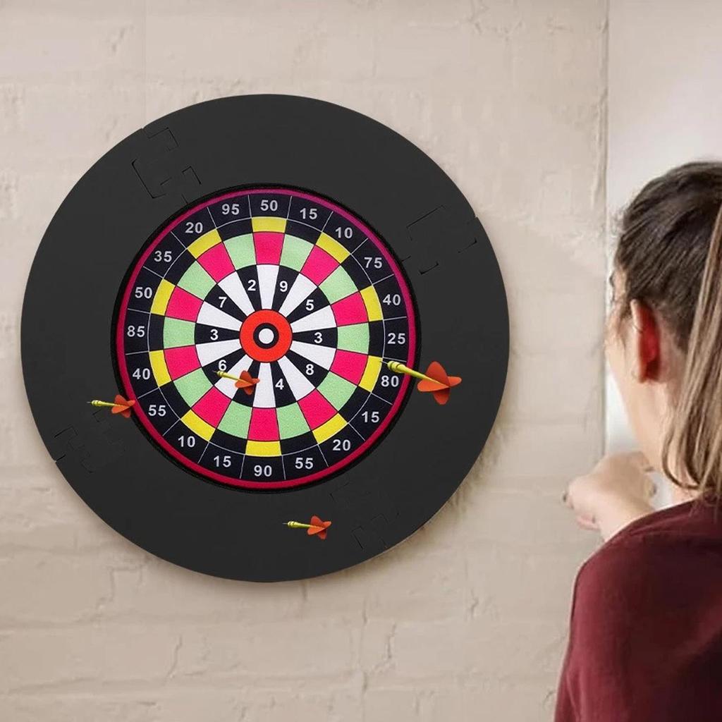 Dart Board Wall Protectors 18inch Noise Reduction Protection Ring Wall Protector for Dart Board for Men Room Bar Basement Garage