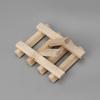 Portable 12-Spools Wooden Thread Holder Sewing & Embroidery Thread Rack & Organizer Thread Rack for Sewing Compact Size