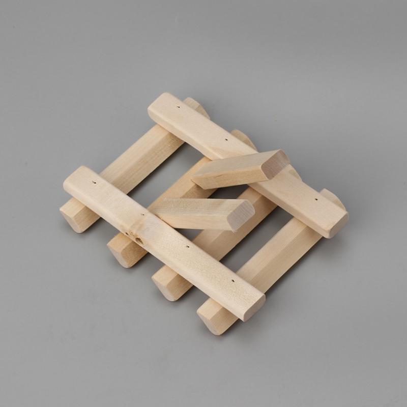 Portable 12-Spools Wooden Thread Holder Sewing & Embroidery Thread Rack & Organizer Thread Rack for Sewing Compact Size