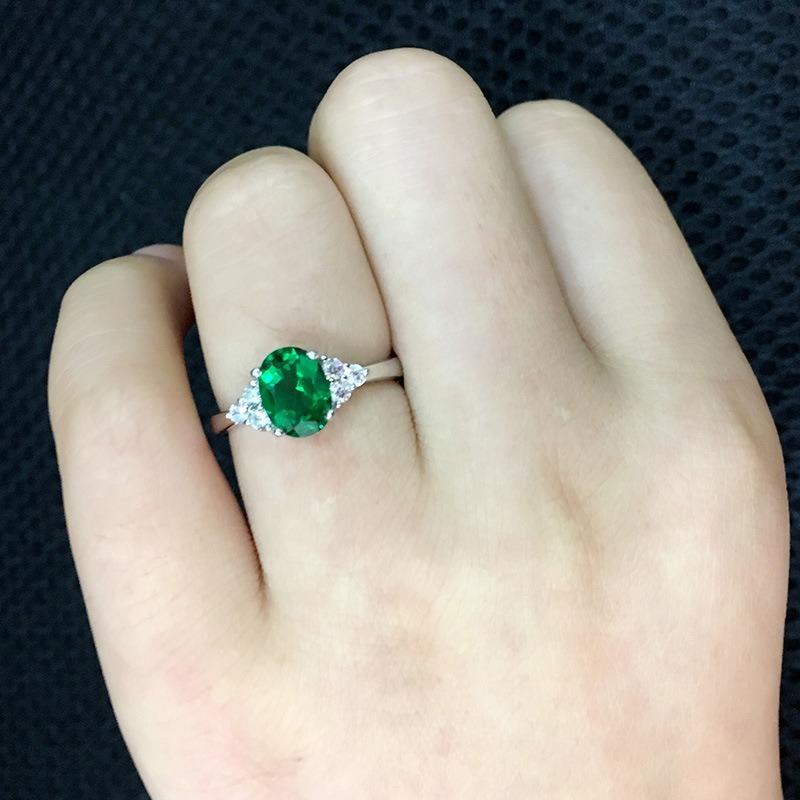 Sace Gems Klassischer Kupferlegierungs-Zirkonring für Damen, Schmuck, Hochzeit, Versprechen, Party, Geschenk, offen