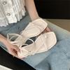 Fashion New Style Sexy Women's Sandals Fashionable Elegant Narrow Band Clip Toe Shoes Ladies Comfort Flats Beach Sandals Zapatos Mujer