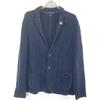 LARDINI IELJM19 Navy Knit Boutonniere 2B Tailored Jacket Jacket M NavyUsed