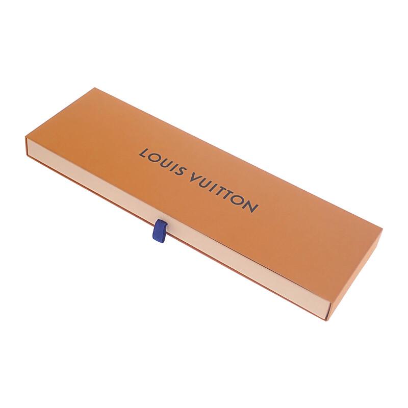 Louis Vuitton M76844 Monogram Tie Navy Silk Mens