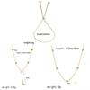 Geometric Necklace With Diamonds In 18k Gold For Women Fashion Accessory