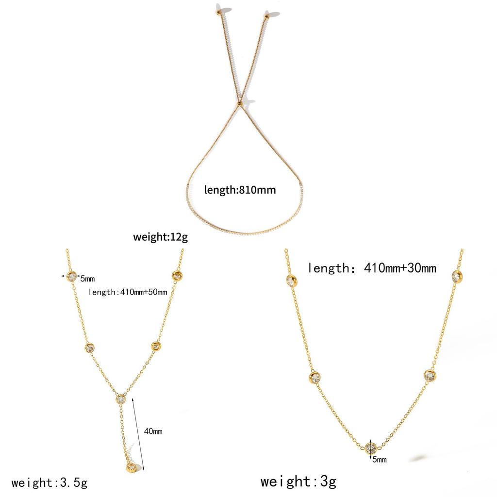 Geometric Necklace With Diamonds In 18k Gold For Women Fashion Accessory