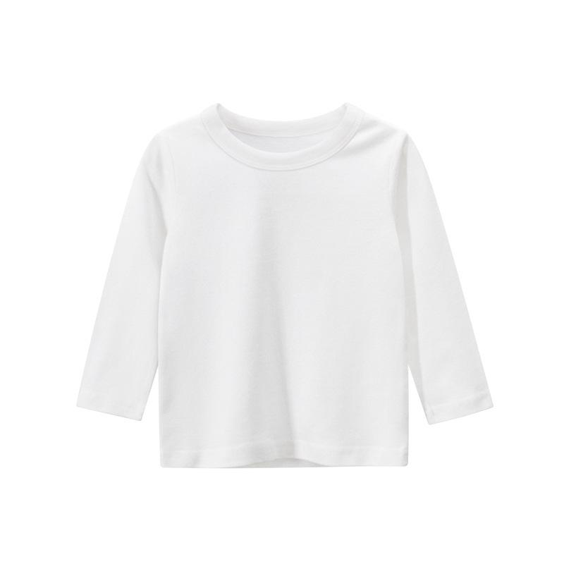 27kids Boys' Long Sleeve Solid Color Cotton T-Shirt - Autumn 2021 Collection