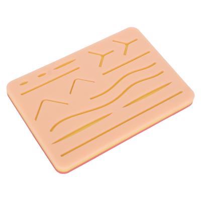 Medical Training Skin Model Lightweight Portable Simulation Silicone Suture Practice Pad for Student Nurses