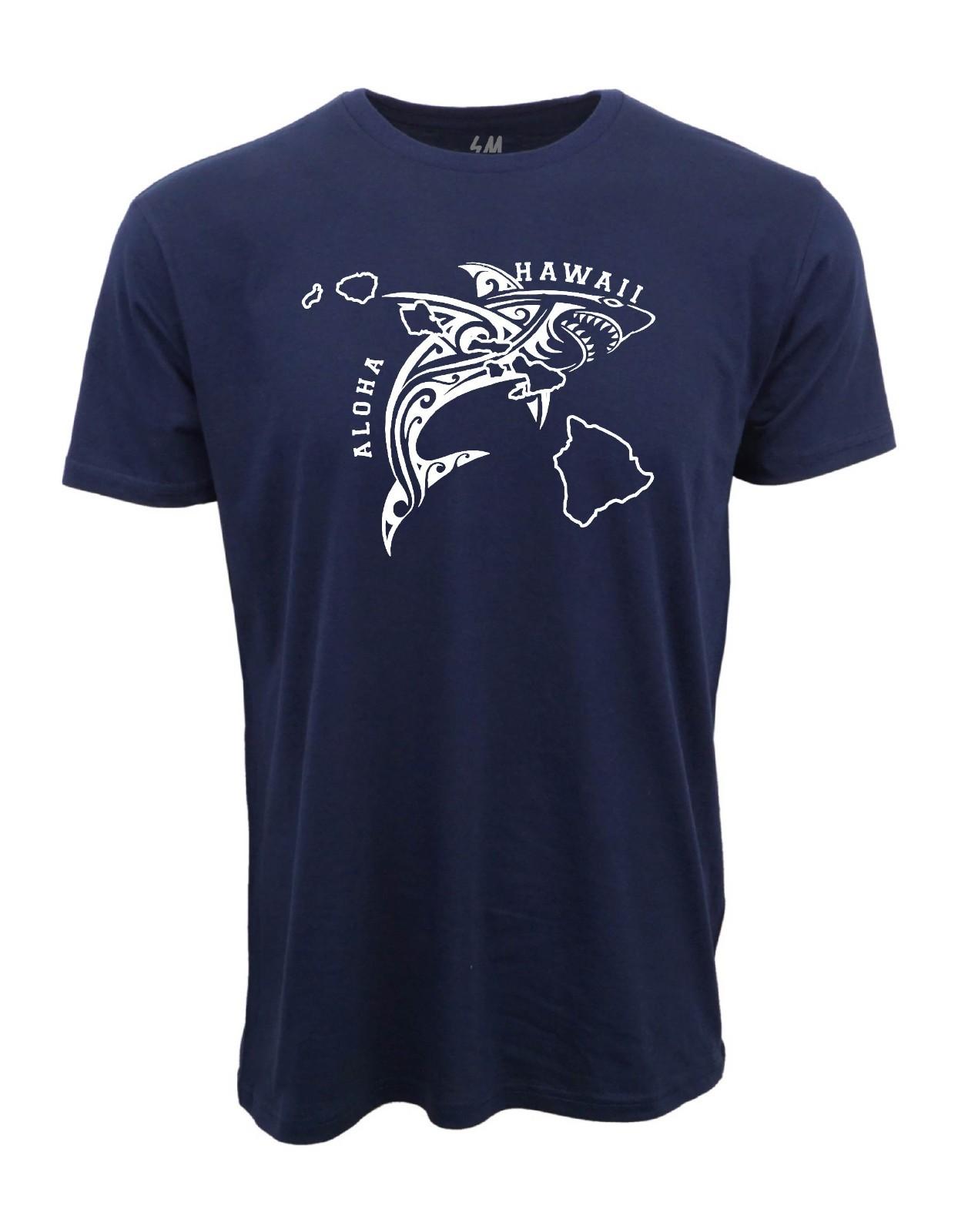 ALOHA HAWAII SHARK GRAPHIC T SHIRT XXL