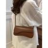 Fashionable Solid Color Asymmetrical Flap Adjustable Shoulder Bag, Suitable For Shopping, Wallets, Shopping, Young Women, College Students