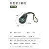 Compass Lanyard Zipper Head Gadget Mini Compass with Rope Pendant Wilderness Survival Equipment