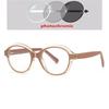 Anti Blue Rays Round Shortsighted Prescription Glasses Women  Spring Hinge Stundent Myopia Spectacles 0 -0.5 -0.75 To -6.0