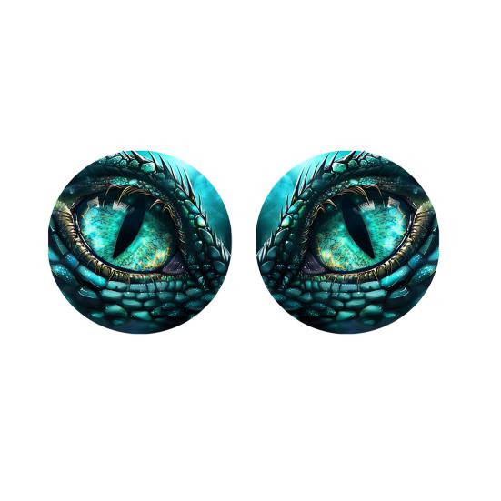 1 Pair Beast Eyes Car Headlight Decals Realistic Reptile Eye Stickers Waterproof PVC Easy Install Unique Car Accessories for Trucks &