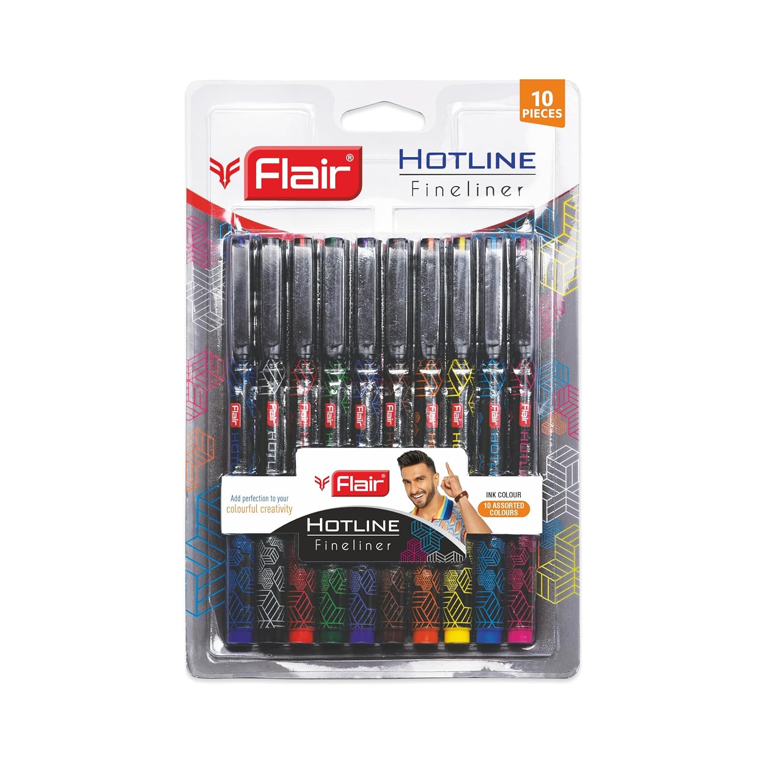 

FLAIR Hotline Fineliner Pens 0.7-1 mm Multicolor Set for Sketching Journaling Doodling and Outline Art