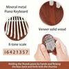 8 Key Mini Wooden Kalimba High Quality Exquisite Finger Thumb Piano Marimba Musical Good Accessory Pendant Gift