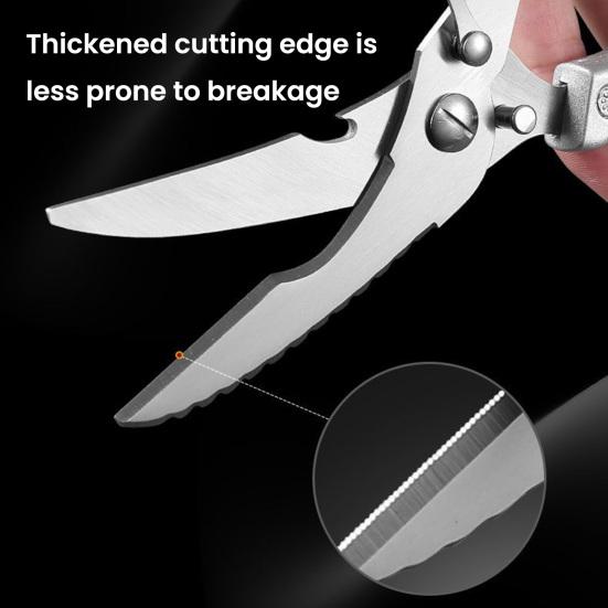 Kitchen Scissors Heavy Duty Poultry Shears with Safety Lock Stainless Steel Blades Meat Fish Vegetables Cutting Shears