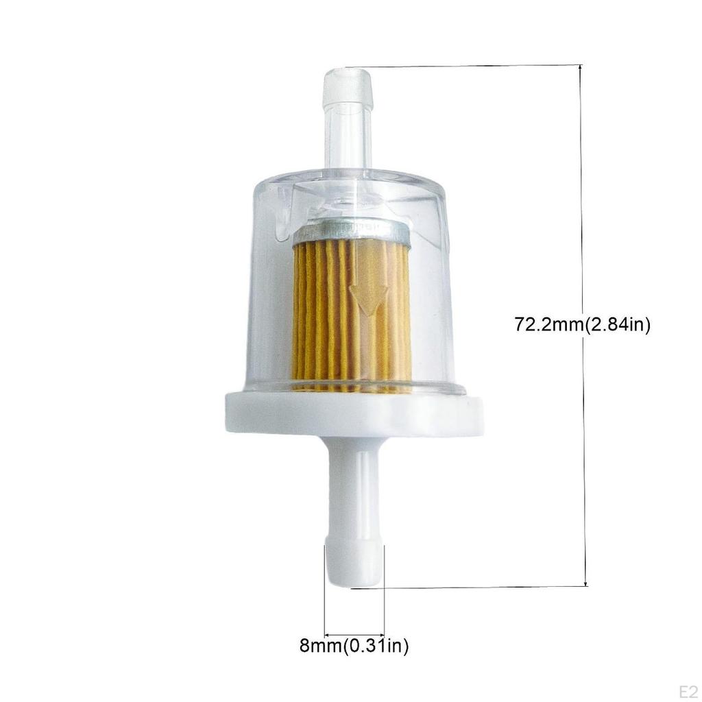 2 Stück 691035 493629 Passend für Kleinmotoren Kraftstofffilter-Kit für Zubehör