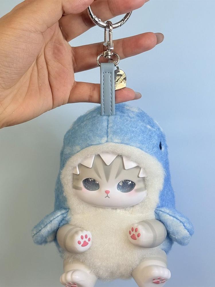 

new Mofusand Vinyl Series Toys Shark Cat Surprised Box Toy Ornaments For Kids birthday girl Gift Pendant replica no box