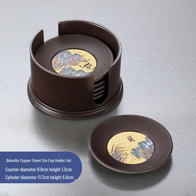 Solid Wood Heat-Insulating Tea Coaster Mat